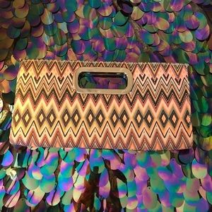 Boho chic clutch